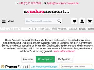 A-cuckoo-moment.com Gutscheine & Cashback im Mai 2024