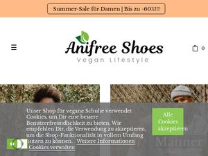 Anifree-shoes.de Gutscheine & Cashback im Mai 2024