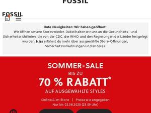 Fossil.com Gutscheine & Cashback im Mai 2024
