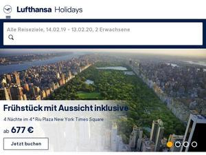 Lufthansaholidays.com Gutscheine & Cashback im Mai 2024