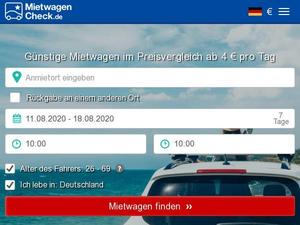 Mietwagen-check.de Gutscheine & Cashback im Mai 2024
