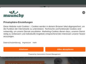 Muunchy.de Gutscheine & Cashback im Mai 2024