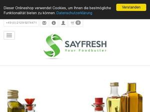 Sayfresh.de Gutscheine & Cashback im Mai 2024