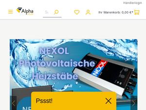 Alpha-solar.info Gutscheine & Cashback im Oktober 2024