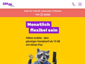 Simonmobile.de Gutscheine & Cashback im Oktober 2024