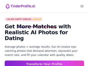 Tinderprofile.ai Gutscheine & Cashback im Oktober 2024